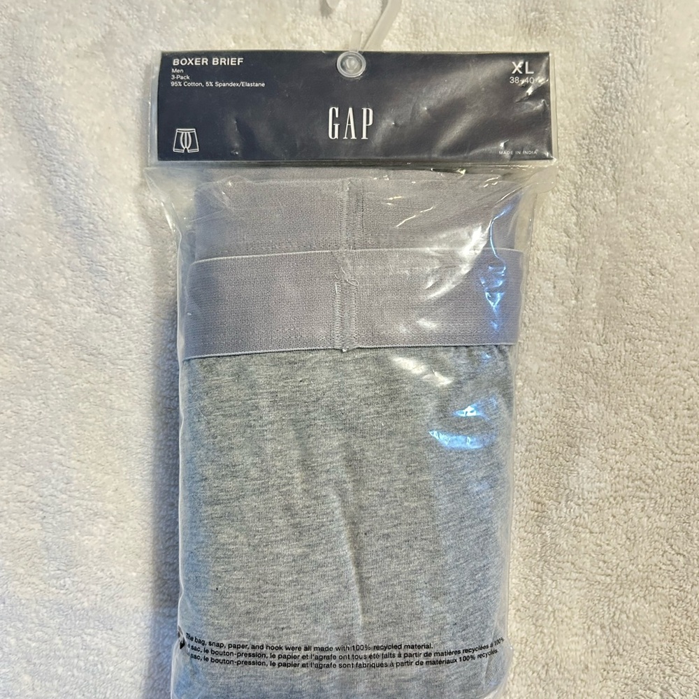 GAP Gray Boxer Briefs Soft Comfort Fit